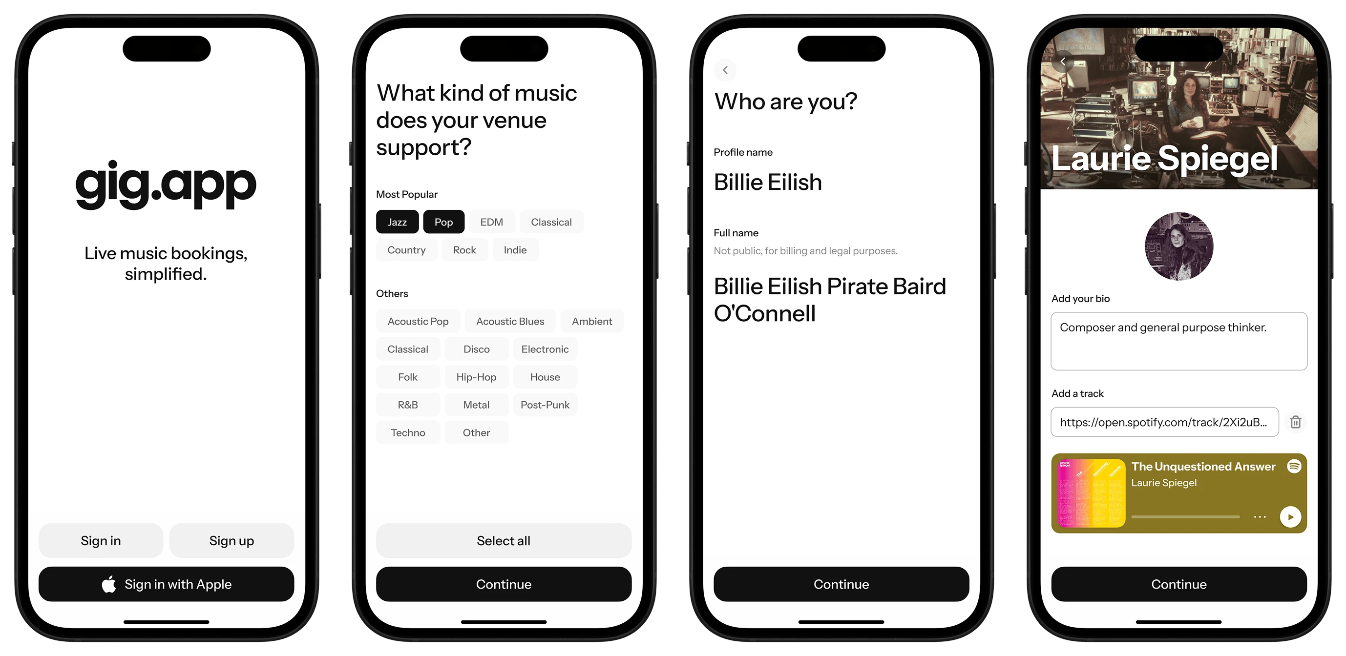 Gig after redesign