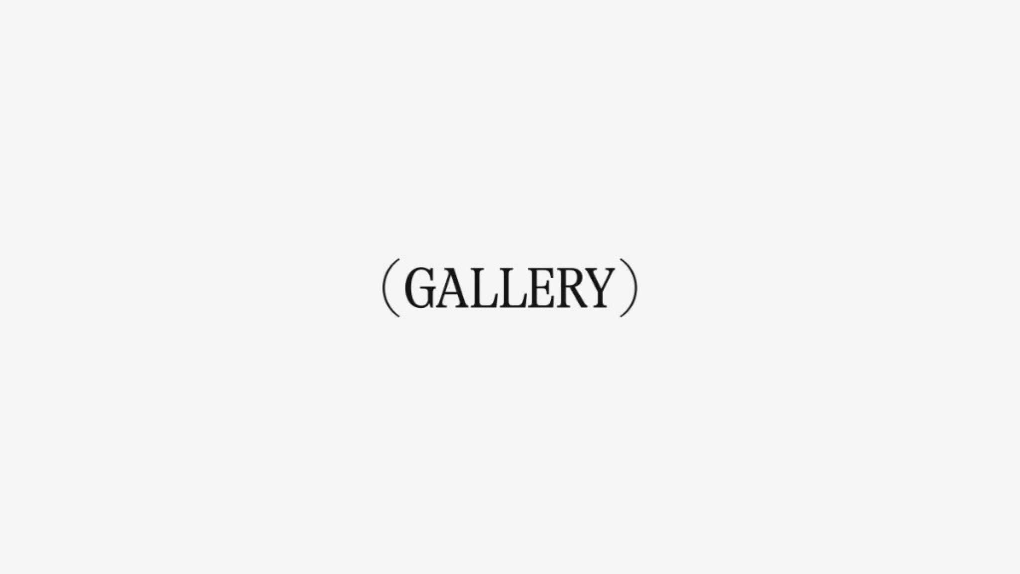 Gallery wordmark